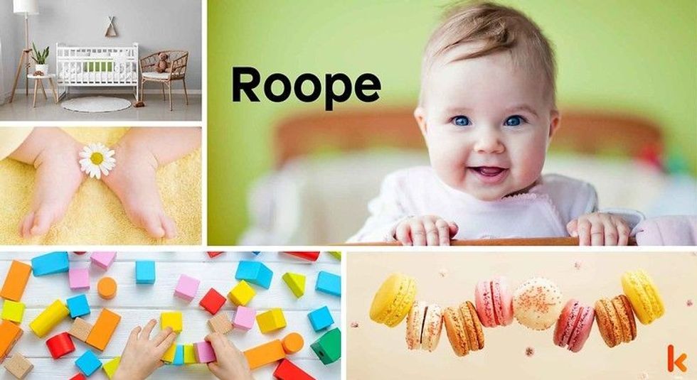 Baby name Roope - cute baby, macarons, legos, crib, feet