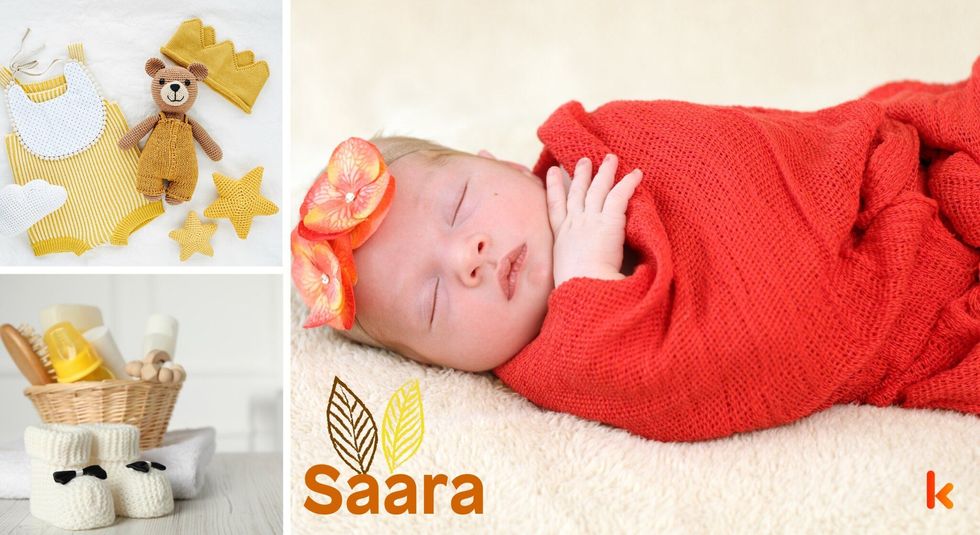Baby name saara - baby products, booties, clothes & teddy soft toy.