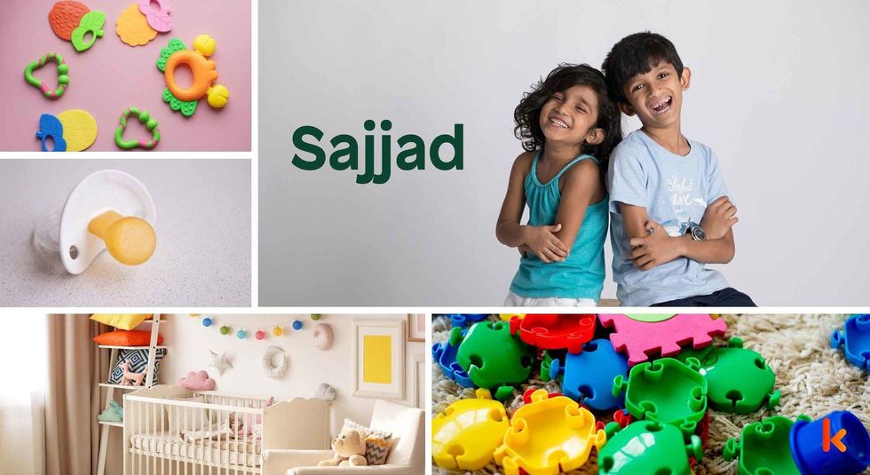 Baby name Sajjad - happy kids, teether, pacifier, baby room & toys