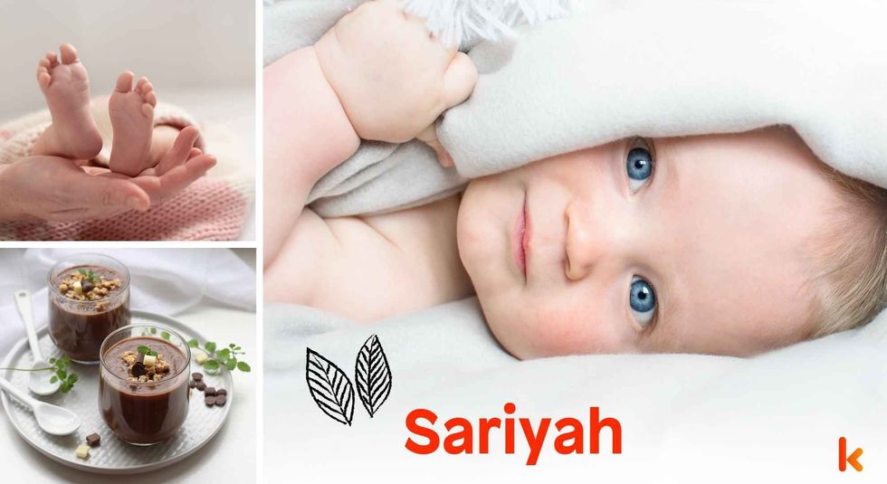 Baby name Sariyah - cute baby, dessert, feet