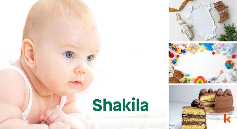 Baby name Shakila - cute baby, toys, clothes & cakes.