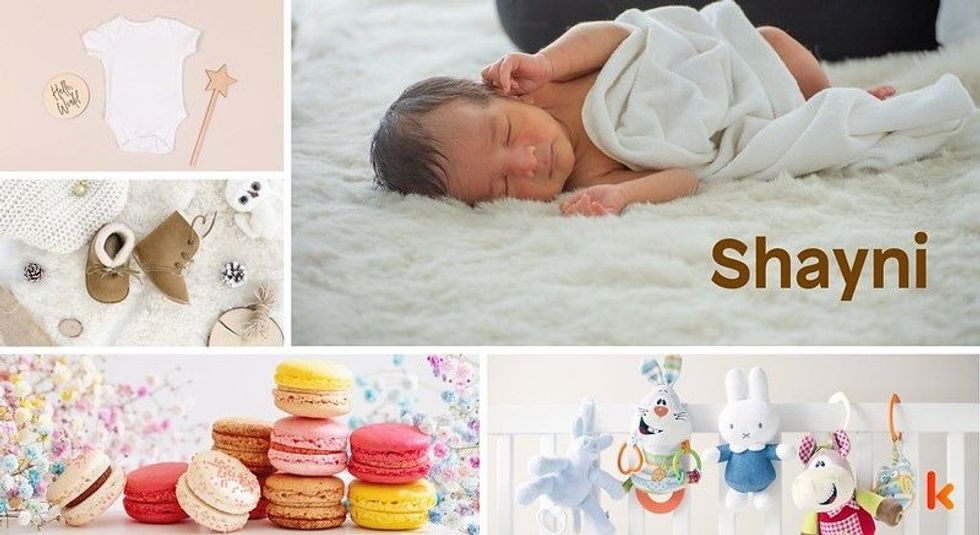 Baby name shayni - cute baby, macarons, teether, toy, babt booties, clothes