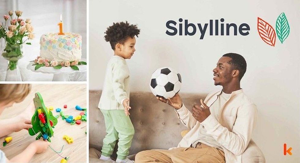 Baby name Sibylline - baby boy, baby color toys & baby cakes.