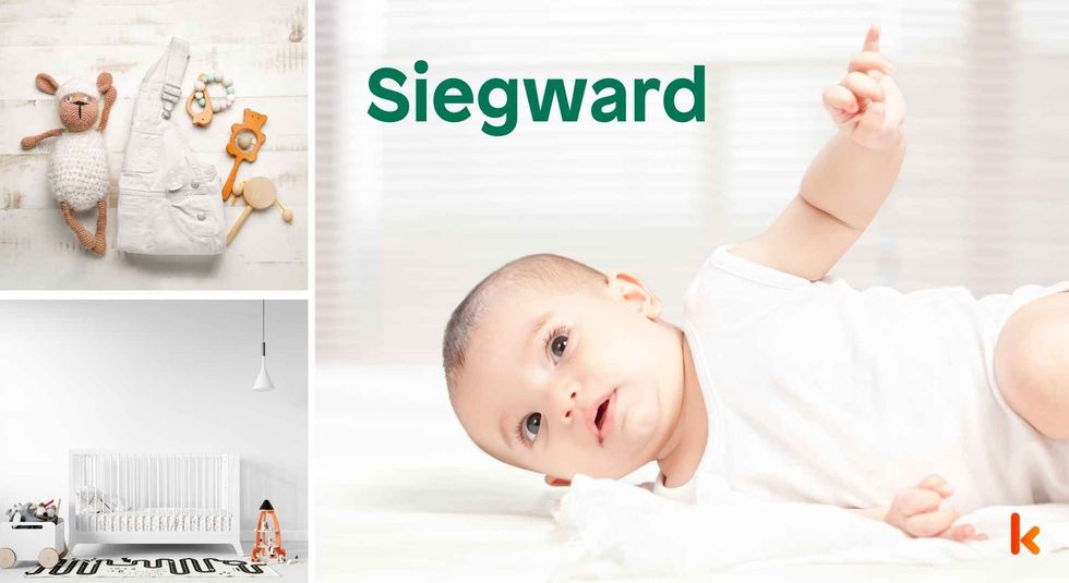 Baby name Siegward - cute baby, clothes, crib, accessories and toys.