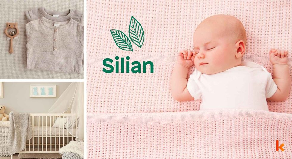 Baby name Silian - cute baby, clothes, crib, accessories and toys.