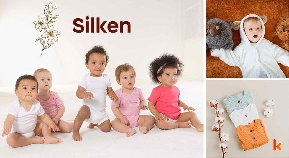Baby name Silken - cute baby, baby feet, baby clothes & baby flowers.