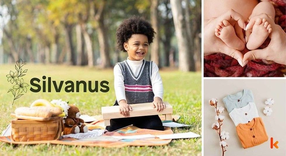 Baby name Silvanus - baby boy, baby feet, baby clothes & baby flowers.