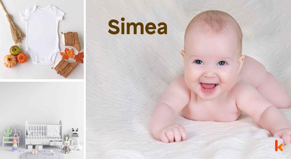 Baby name Simea - cute baby, clothes, crib, accessories and toys.
