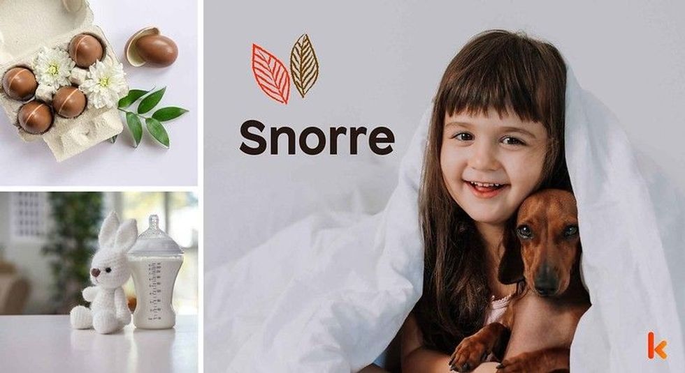 Baby name snorre - cute baby, chocolates, toy