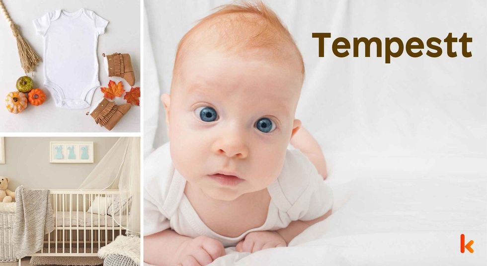 Baby name Tempestt - cute baby, clothes, crib, accessories and toys.