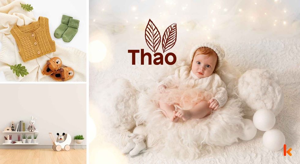 Baby name Thao- Cute baby, costume, room.  