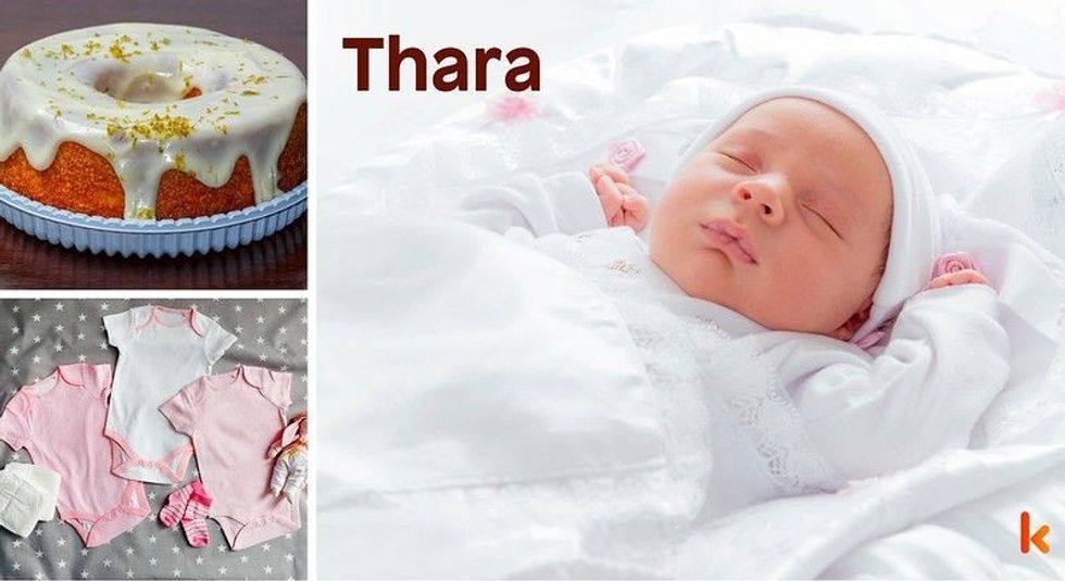 Baby name Thara - cute baby, cake, clothes
