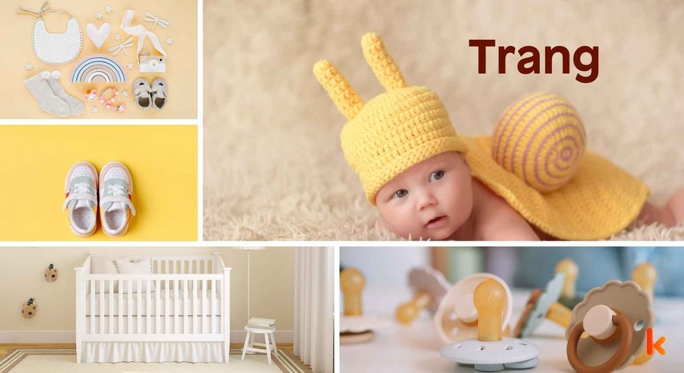 Baby name Trang - cute baby, baby crib, baby accessories, baby Pacifier & baby shoes