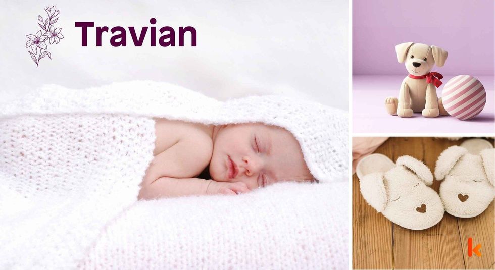Baby name Travian- cute baby, baby booty & toys