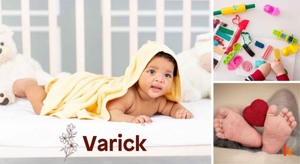 Baby name Varick - cute baby, toys & feet.