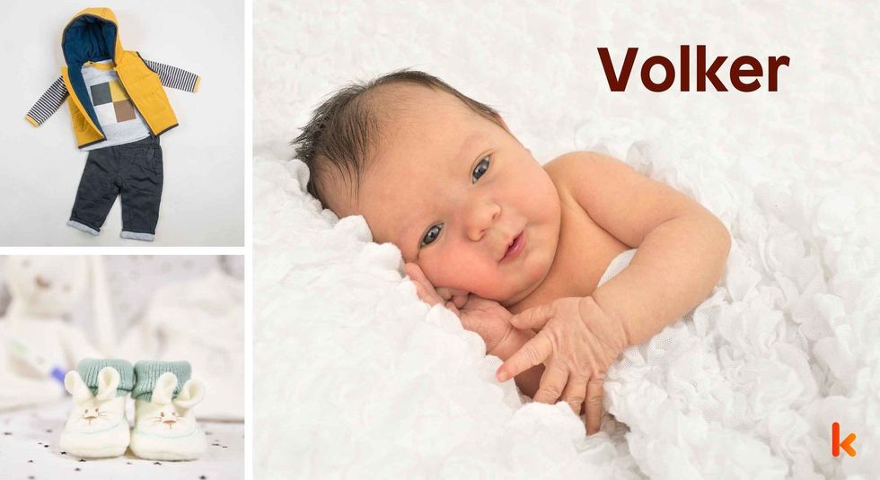 Baby Name Volker- cute baby, clothes, booties.
