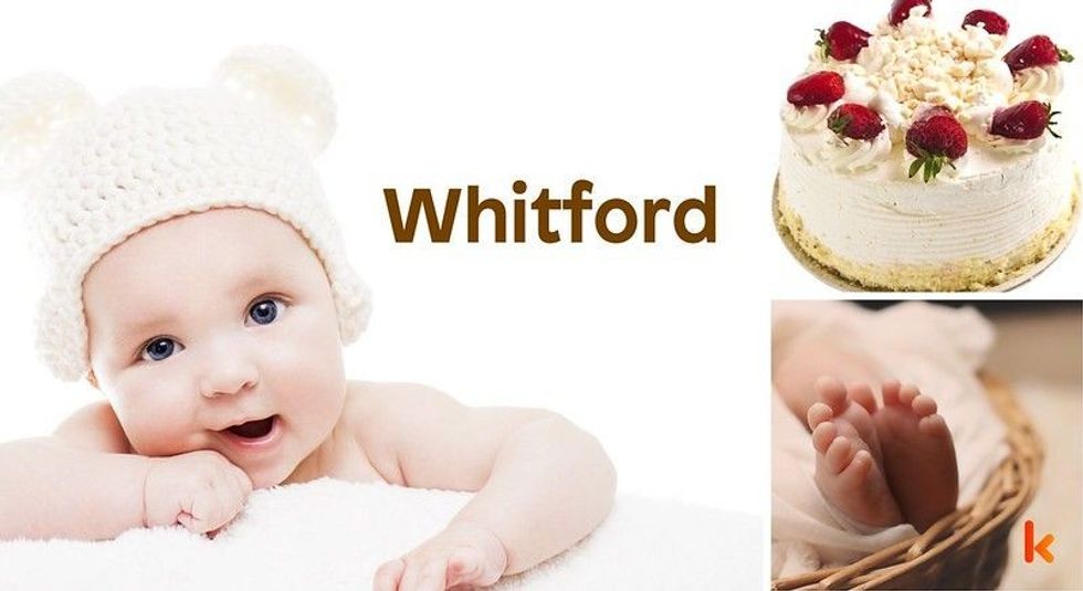 Baby name Whitford - cute baby, feet, cake