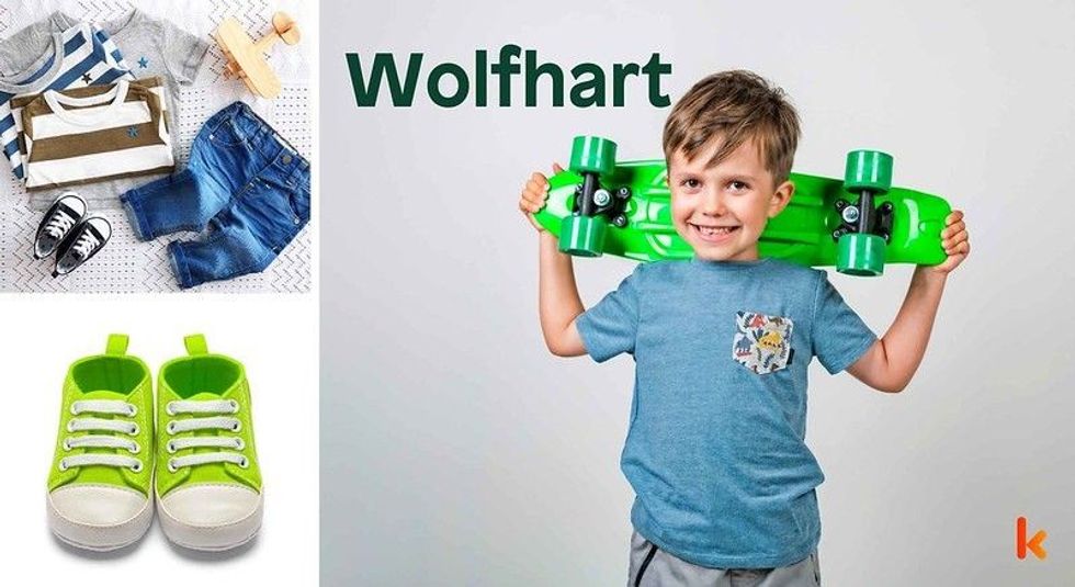 Baby Name Wolfhart - cute baby, dress, shoes and toys