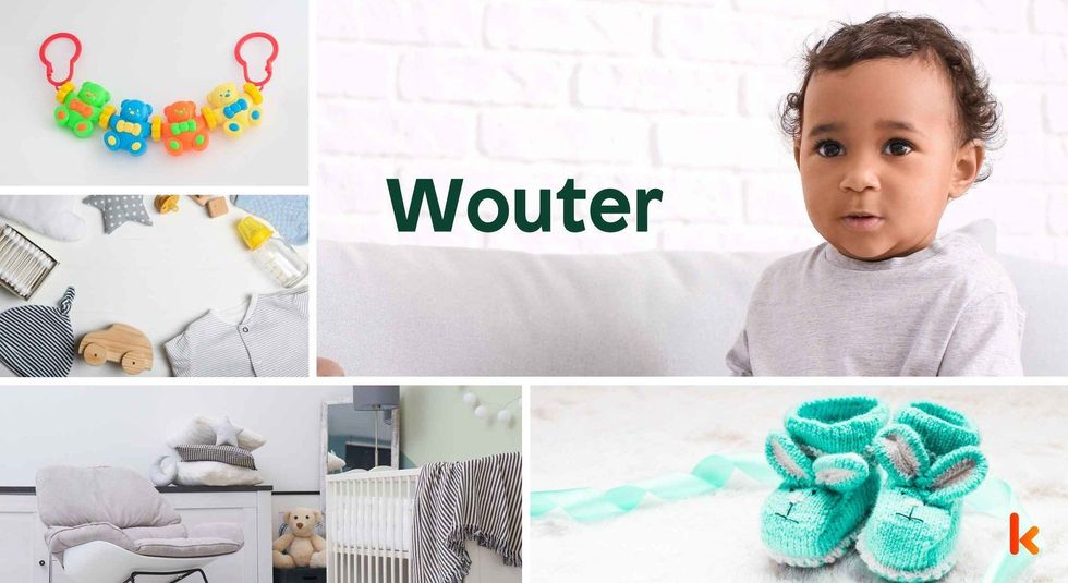 Baby name Wouter - cute baby, toys, clothes, baby room & booties