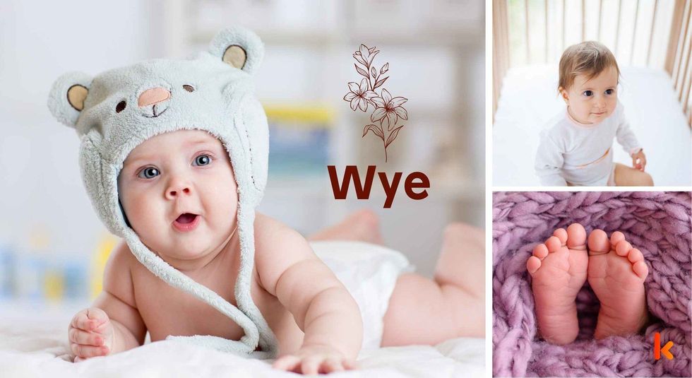 Baby name Wye - cute baby, baby crib & feet