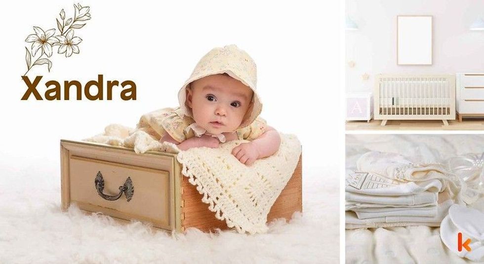 Baby Name Xandra- cute baby, baby clothes, baby crib.