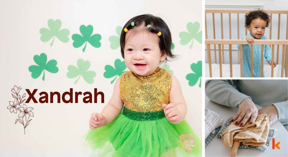 Baby name Xandrah - cute baby, baby crib & clothes
