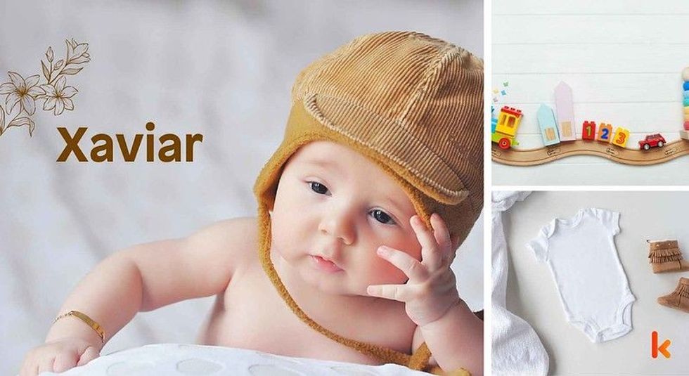 Baby Name Xaviar - cute baby, baby clothes, toy.