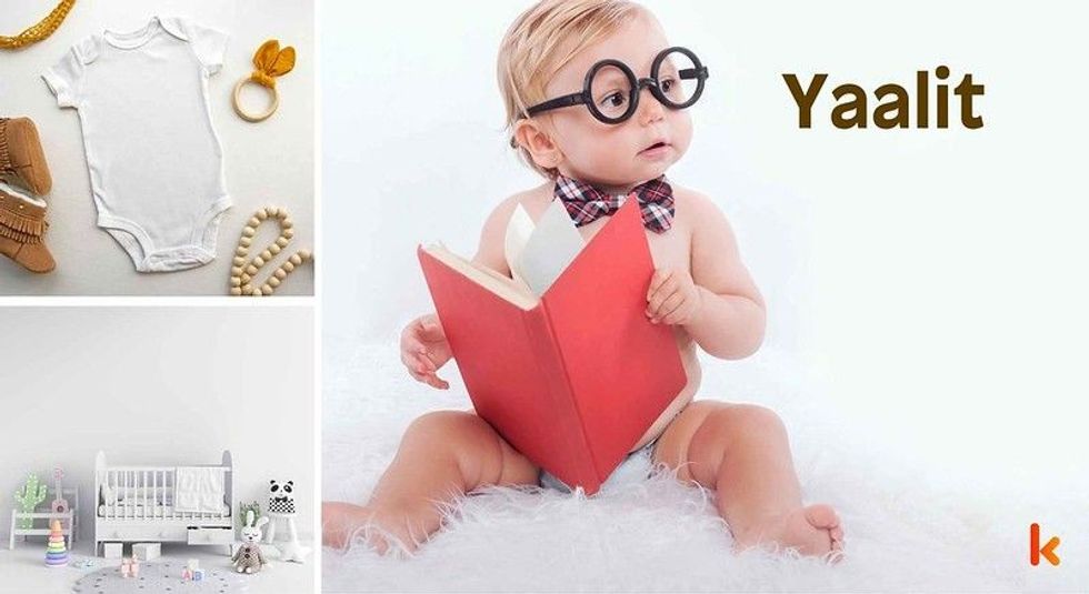 Baby name Yaalit - cute baby, clothes, crib, accessories and toys.