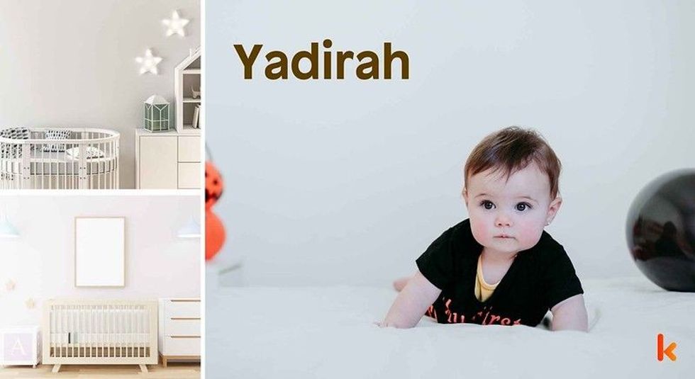 Baby name Yadirah - cute baby, clothes, crib, accessories and toys.