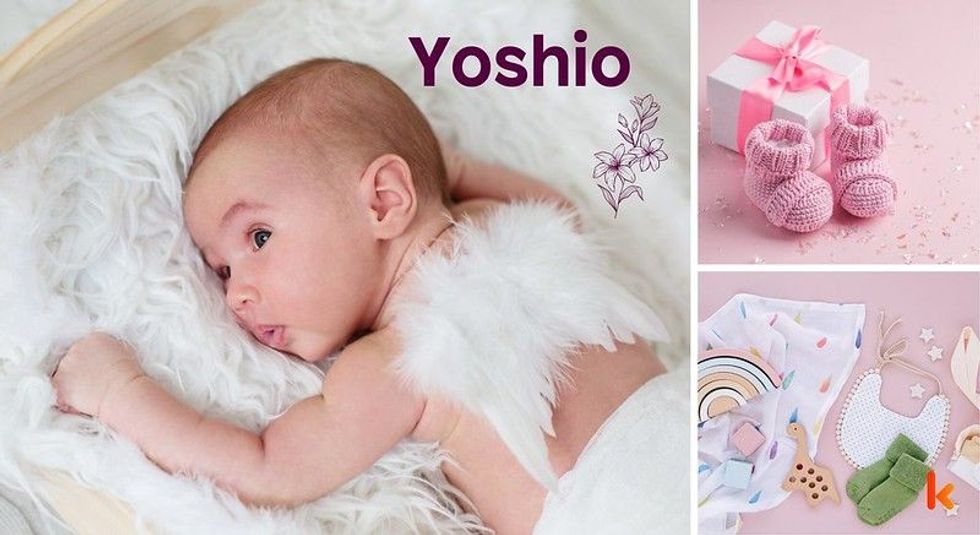 Baby name Yoshio - cute baby, baby toys, gift, baby booties & accessories