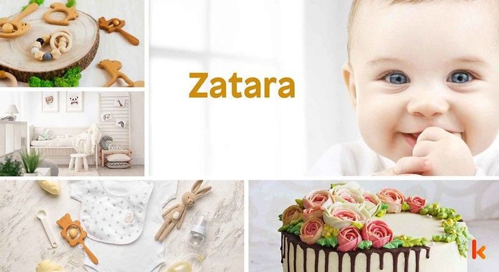 Baby Name Zatara - cute baby, baby room, teether, cake.