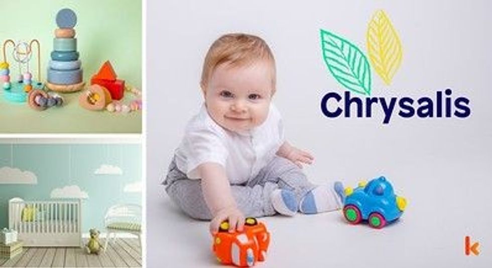 Baby Names Chrysalis - Cute baby playing with toy car.
