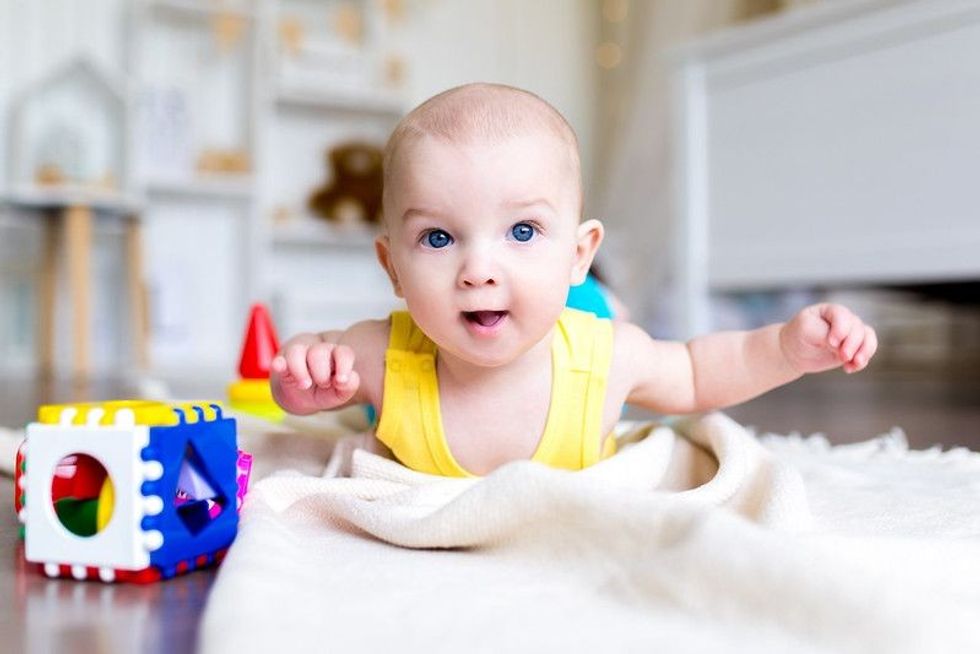 Baby playing with toys - Nicknames