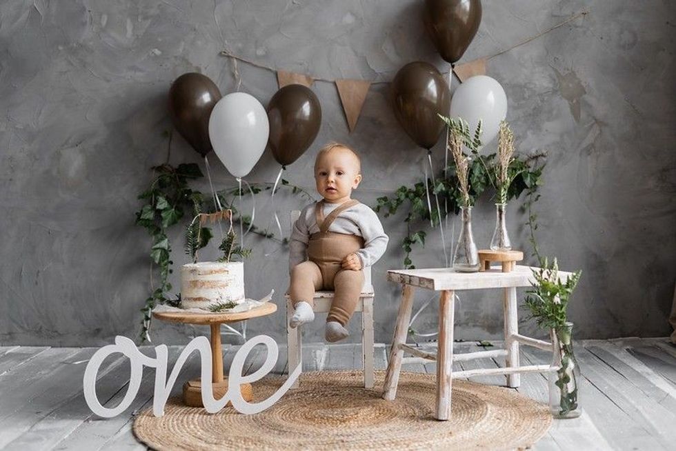 Baby's first birthday decor