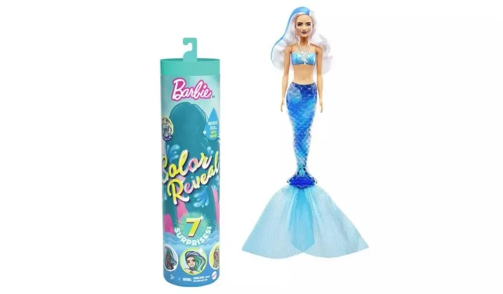 Barbie Colour Reveal Mermaid Surprise Doll