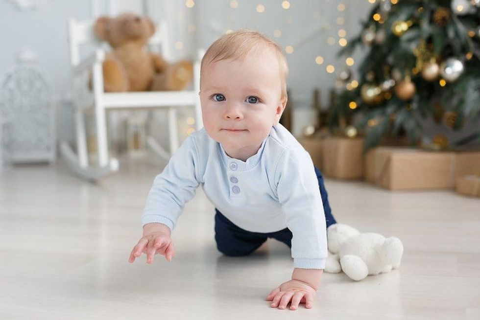 Beautiful little baby boy celebrating Christmas - Nicknames