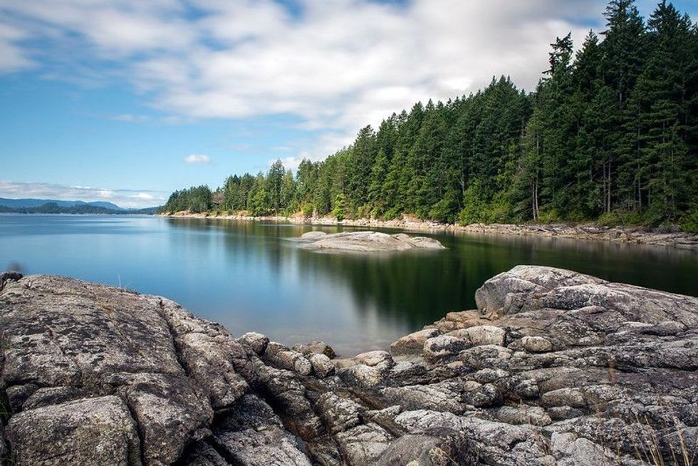 Beautiful view from lakeside.