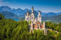 Beautiful view of world-famous Neuschwanstein Castle