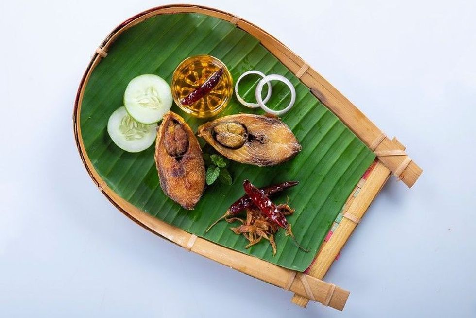 Bengali food on plate