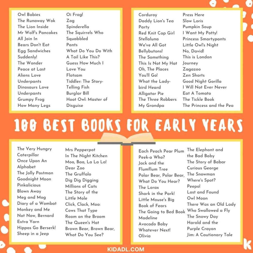 best picture and word books for your under fives