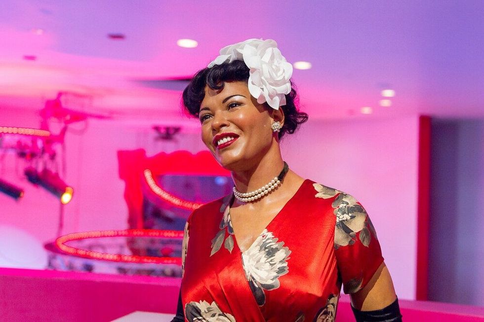 Billie Holiday, Wax Figure in Madame Tussauds NY museum.