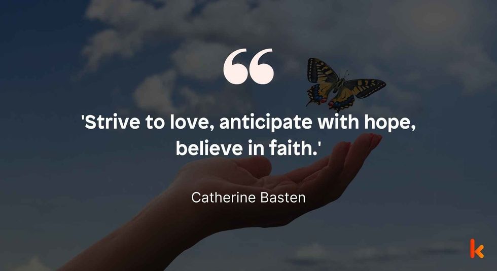 Blind Faith Quote by Catherine Basten