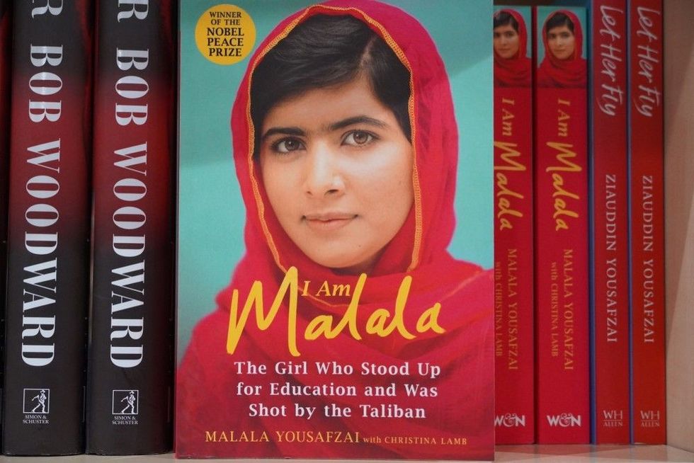 Book of Malala Yousafzai: A Pakistani activist for female education and the youngest Nobel Prize laureate on the book store.