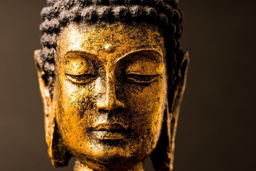 buddha statue in calm rest pose