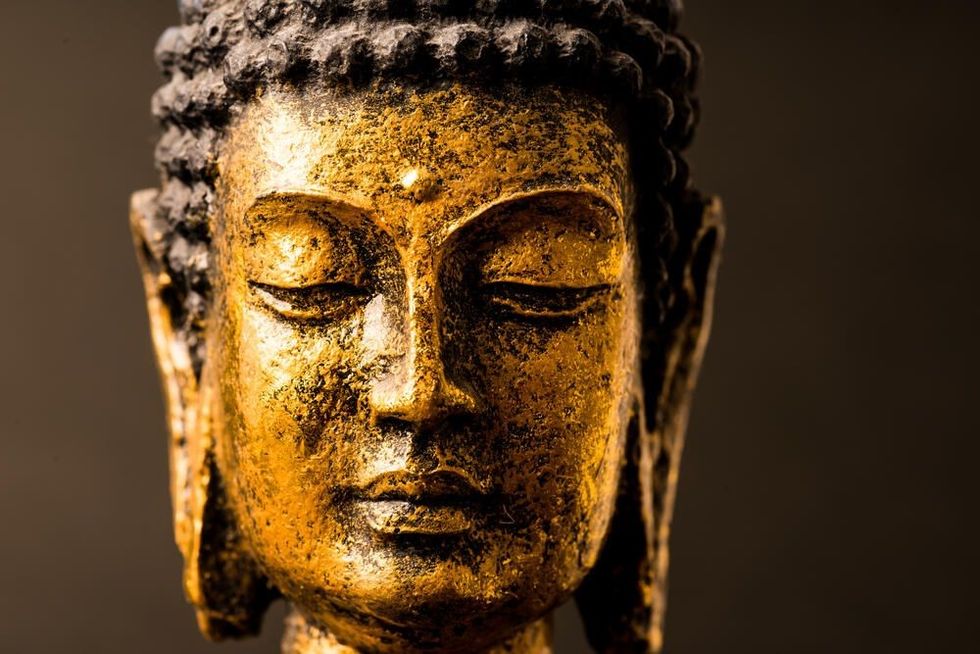 buddha statue in calm rest pose