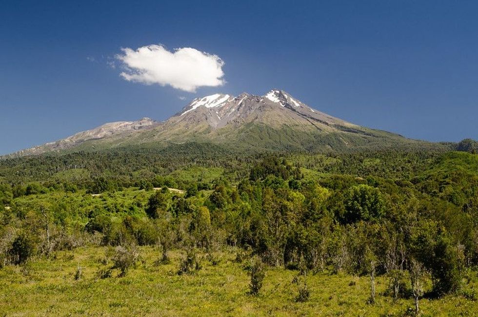 Calbuco volcano in Chile