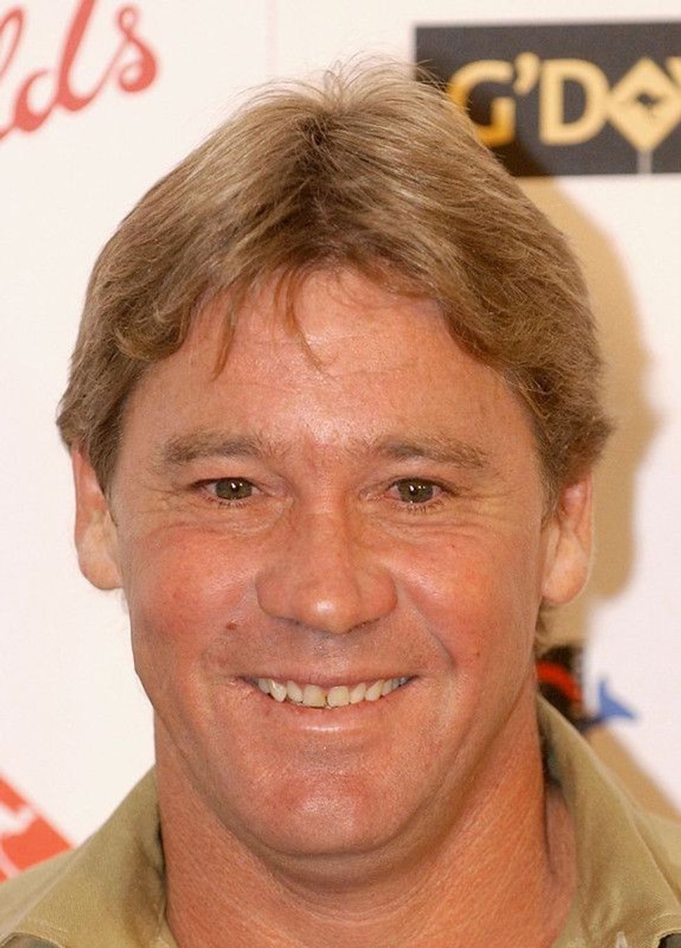 Candid Image of Steve Irwin