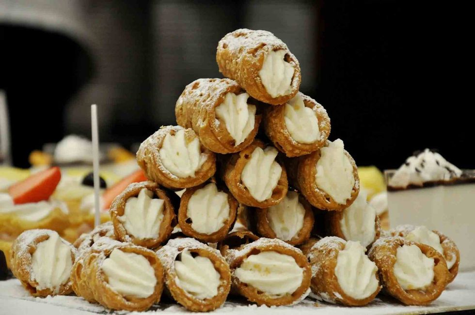 Cannolis originated in Palermo and Messina