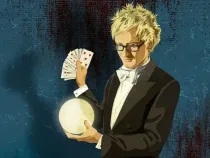 Carton poster for Magic & Mind-Reading with 'Sonic' Middleton.