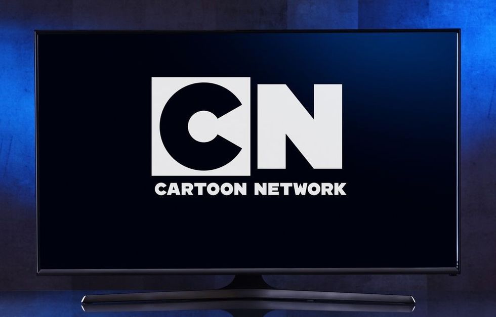 Cartoon Network logo on a television